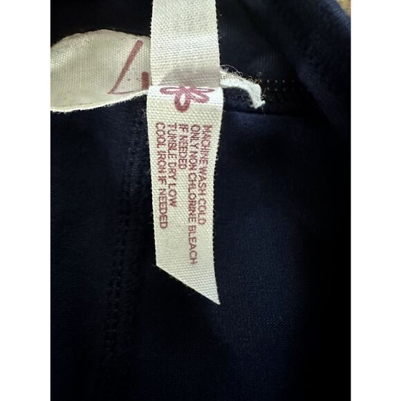 Matilda Jane Run Choose Your Own Path Experiments Blue Knit Floral Leggings 10 - Picture 7 of 7